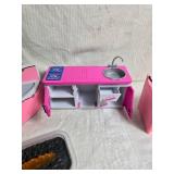 Dollhouse Furniture Set with Kitchen, Bathtub, and Decor