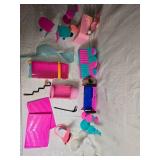 Colorful Plastic Doll Furniture and Accessories Set