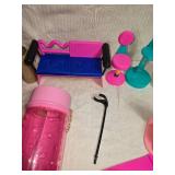 Colorful Plastic Doll Furniture and Accessories Set