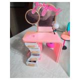 Colorful Plastic Doll Furniture and Accessories Set