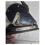 Sad Irons and Scotch Tape Dispenser and Vintage Check Printer (?)