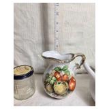 Pitcher, Soup Tureen, and Harvester Cigar Box