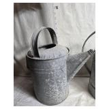 Vintage Galvanized Steel Watering Cans