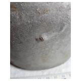 Antique Galvanized Metal Milk Jug with Handle