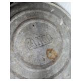 Vintage Canco Metal Bucket with Lid