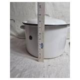 Variety of Enamelware and Wooden Pestles