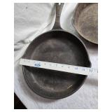 Cast Iron Skillets and Milk Can