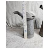 Pair of Vintage Galvanized Oil Cans