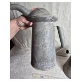 Pair of Vintage Galvanized Oil Cans