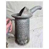 Pair of Vintage Galvanized Oil Cans