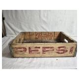 Vintage Wooden Pepsi-Cola Crate