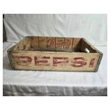 Vintage Wooden Pepsi-Cola Crate