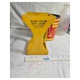 Assorted Cans, Jar, and Yellow Handle Holder - Including Hormel Pure Lard