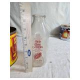 Assorted Cans, Jar, and Yellow Handle Holder - Including Hormel Pure Lard