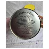 Assorted Cans, Jar, and Yellow Handle Holder - Including Hormel Pure Lard