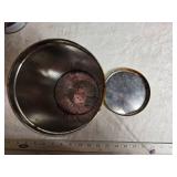 Assorted Cans, Jar, and Yellow Handle Holder - Including Hormel Pure Lard