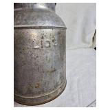 Galvanized Metal Bucket and Small Milk Can