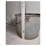 Galvanized Metal Bucket with Handle