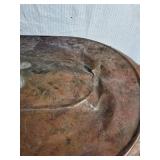 Antique Copper Wash Tub with Lid and Handles