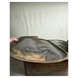 Antique Copper Wash Tub with Lid and Handles