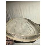 Metal Wash Tub with Lid and Handles