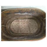 Metal Wash Tub with Lid and Handles