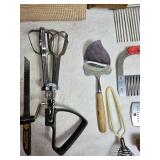 Kitchen Utensil Collection with Rolling Pins, Peelers, and More