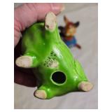 Ceramic Figurines and ERTL Diecast Truck