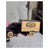 Ceramic Figurines and ERTL Diecast Truck