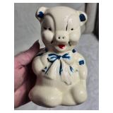 Ceramic Figurines and ERTL Diecast Truck