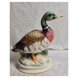 Vintage Ceramic Mallard Duck Figurine with Detailed Painting