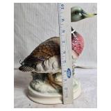 Vintage Ceramic Mallard Duck Figurine with Detailed Painting