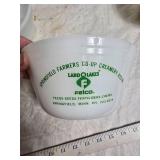 Mixing Bowls with Advertising including Watt Oven Ware with Apple Design - 