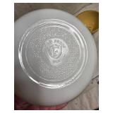 Mixing Bowls with Advertising including Watt Oven Ware with Apple Design - 