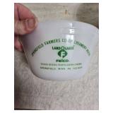 Mixing Bowls with Advertising including Watt Oven Ware with Apple Design - 