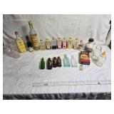 Lot of Vintage Bottles with Watkins and Wine Features