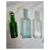 Lot of Vintage Bottles with Watkins and Wine Features