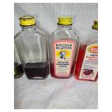 Lot of Vintage Bottles with Watkins and Wine Features