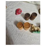 Mixed Lot Including Bell, Artistry Booklet, and Various Toys