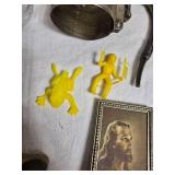 Mixed Lot Including Bell, Artistry Booklet, and Various Toys