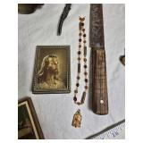 Mixed Lot Including Bell, Artistry Booklet, and Various Toys