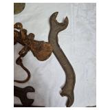 Antique Lot of Rusty Wrenches and Tools