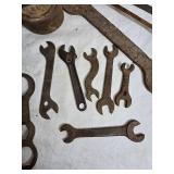 Antique Lot of Rusty Wrenches and Tools