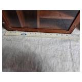 Wooden Wall-Mounted Display Cabinets with Multiple Compartments