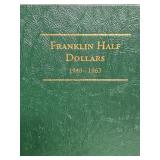 Lot of Empty Coin Albums Featuring U.S. Dollar and Half Dollar Series