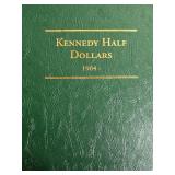 Lot of Empty Coin Albums Featuring U.S. Dollar and Half Dollar Series