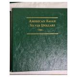 Lot of Empty Coin Albums Featuring U.S. Dollar and Half Dollar Series