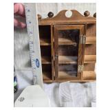 Mixed Lot: Digital Clock, Wooden Shelf, Marble Jar, LED Book Light, and More