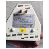 Mixed Lot: Digital Clock, Wooden Shelf, Marble Jar, LED Book Light, and More