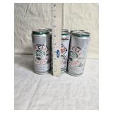 Six-Pack of Special Export and Minnesota Twins Collectible Beer Cans